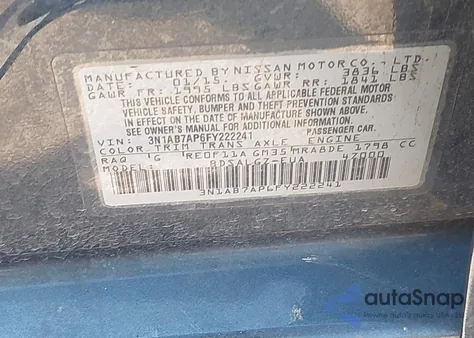 2015 Nissan Sentra Fe+ S/S/Sl/Sr/Sv from USA, damaged, VIN 3N1AB7AP6FY222241